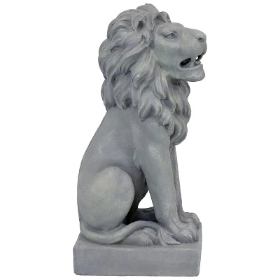Sunnydaze Decor Sunnydaze Outdoor Concrete Noble Beast Sitting Lion Patio Lawn And Garden Decorative Sculpture - 30" 9 Sunnydaze Decor Sunnydaze Outdoor Concrete Noble Beast Sitting Lion Patio Lawn And Garden Decorative Sculpture - 30" - Image 7
