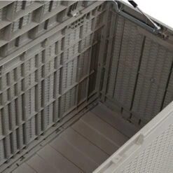 Sunnydaze Decor Sunnydaze Outdoor Deck And Patio Storage Box With Rattan Design - 100 Gal. -Sunnydaze Decor GUEST 91f8a1e8 3c08 483f 8fb7 a608059363a8