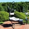 Sunnydaze Decor Sunnydaze Outdoor Resin Wicker Patio Phoebe Hanging Basket Egg Chair Swing With Cushions And Headrest- 2pc -Sunnydaze Decor GUEST 92089370 c7a1 4f1f b3c5 53adc54219a9