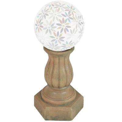 Sunnydaze Decor Sunnydaze Contemporary Pillar Indoor/Outdoor Column-Style Gazing Globe Stand For 10 To 12-Inch Gazing Balls - 16" H 7 Sunnydaze Decor Sunnydaze Contemporary Pillar Indoor/Outdoor Column-Style Gazing Globe Stand For 10 To 12-Inch Gazing Balls - 16" H - Image 5