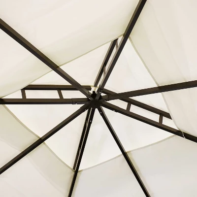 Sunnydaze Decor Sunnydaze Soft Top Rectangle Patio Gazebo With Screens And Privacy Walls For Backyard, Garden Or Deck 9 Sunnydaze Decor Sunnydaze Soft Top Rectangle Patio Gazebo With Screens And Privacy Walls For Backyard, Garden Or Deck - Image 7