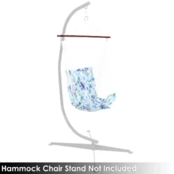 Sunnydaze Decor Sunnydaze Hanging Hammock Chair Swing With Spreader Bar And Padded Back For Backyard And Patio - 300 Lb Weight Capacity - Parrot Print -Sunnydaze Decor GUEST 9712b76c 6c2b 447f a043 0f5578715c25