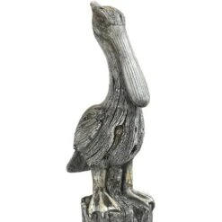 Sunnydaze Decor Sunnydaze Outdoor Polystone Nautical Pelican's Perch Garden Patio Lawn Landscape Statue - 22" - Gray -Sunnydaze Decor GUEST 974480db 3263 4791 9995 7cf82f6253c8