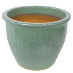 Sunnydaze Decor Sunnydaze Indoor/Outdoor Ocean Villa Decorative Glazed Ceramic Planter For Greenery Or Flowers - 15" 16 Sunnydaze Decor Sunnydaze Indoor/Outdoor Ocean Villa Decorative Glazed Ceramic Planter For Greenery Or Flowers - 15" -Sunnydaze Decor GUEST 983f503b 8613 4fd4 9899 beee9c54dfec