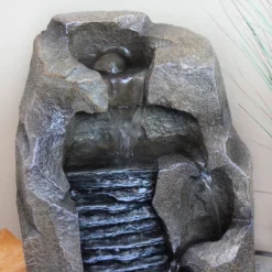 Sunnydaze Decor Sunnydaze Indoor Home Office Decorative Resin Stony Rock Waterfall Tabletop Water Fountain - 11" - Gray 12 Sunnydaze Decor Sunnydaze Indoor Home Office Decorative Resin Stony Rock Waterfall Tabletop Water Fountain - 11" - Gray -Sunnydaze Decor GUEST 9a493335 993d 47dd 9c6d 70bcb7855d54