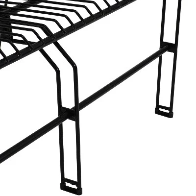 Sunnydaze Decor Sunnydaze Indoor/Outdoor Modern Furniture Steel Wire Patio Bench - Black - 30.75" H 5 Sunnydaze Decor Sunnydaze Indoor/Outdoor Modern Furniture Steel Wire Patio Bench - Black - 30.75" H - Image 3