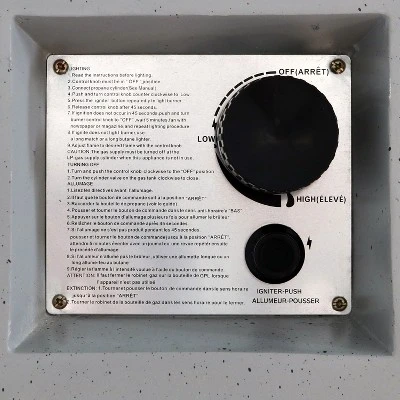 Sunnydaze Decor Sunnydaze Contempo Outdoor Propane Gas Fire Pit Bowl With Weather-Resistant Durable Cover And Lava Rocks - 34" Square 6 Sunnydaze Decor Sunnydaze Contempo Outdoor Propane Gas Fire Pit Bowl With Weather-Resistant Durable Cover And Lava Rocks - 34" Square - Image 4