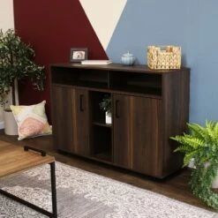 Sunnydaze Decor Sunnydaze Indoor Anthony Sideboard Storage Buffet Cabinet With Shelves - 48.5" 21 Sunnydaze Decor Sunnydaze Indoor Anthony Sideboard Storage Buffet Cabinet With Shelves - 48.5" -Sunnydaze Decor GUEST a2950283 2574 407d a542 6339b7b506c0