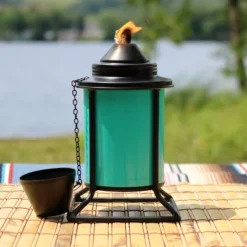 Sunnydaze Decor Sunnydaze Outdoor Metal Patio Deck Poolside Lawn Tabletop Torch Set - Green, Blue, Orange, And Brown 19 Sunnydaze Decor Sunnydaze Outdoor Metal Patio Deck Poolside Lawn Tabletop Torch Set - Green, Blue, Orange, And Brown -Sunnydaze Decor GUEST a30267c5 78d7 4518 a5ef 30a89fbf18f4