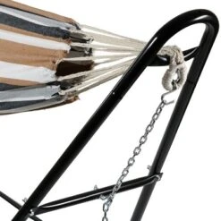 Sunnydaze Decor Sunnydaze Large Double Brazilian Hammock With Universal Stand - 450 Lb Weight Capacity -Sunnydaze Decor GUEST a3044701 61cf 4153 ad9f 0b797bf47fdb