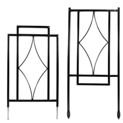 Sunnydaze Decor Sunnydaze Contemporary Metal Wire Garden Trellis For Climbing Plants And Flowers - 30" H - Black - 2-Pack -Sunnydaze Decor GUEST a780af4b 247b 47a6 8c02 22bcdd201306