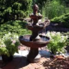 Sunnydaze Decor Sunnydaze 43"H Electric Fiberglass And Resin 3-Tier Flower Blossom Outdoor Water Fountain -Sunnydaze Decor GUEST a9261118 82bc 4bd0 b44f 095c5df53381