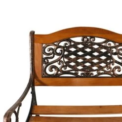 Sunnydaze Decor Sunnydaze 2-Person Ivy Crossweave Design Cast Iron And Wood Frame Outdoor Garden Bench 8 Sunnydaze Decor Sunnydaze 2-Person Ivy Crossweave Design Cast Iron And Wood Frame Outdoor Garden Bench -Sunnydaze Decor GUEST aa1a21eb 8c9f 40b1 a936 f3ff70f3360e