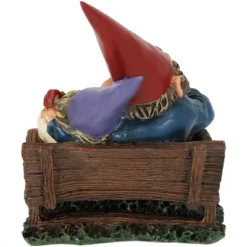 Sunnydaze Decor Sunnydaze Al And Anita On Bench Indoor/Outdoor Lightweight Resin Garden Gnome Couple Outdoor Lawn Statue - 8" H -Sunnydaze Decor GUEST aa6fef27 6ddc 4242 a227 0df9bb59219c