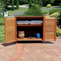 Sunnydaze Decor Sunnydaze Outdoor Meranti Wood Small Garden Storage Shed For The Patio Or Yard - 36" 13 Sunnydaze Decor Sunnydaze Outdoor Meranti Wood Small Garden Storage Shed For The Patio Or Yard - 36" -Sunnydaze Decor GUEST af99a650 3a4c 4827 b2d1 27d0fbe99c56