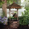Sunnydaze Decor Sunnydaze 48"H Electric Fir Wood Old-Fashioned Wishing Well Outdoor Water Fountain -Sunnydaze Decor GUEST afac66df d149 4860 b4a5 dd85f9d01270