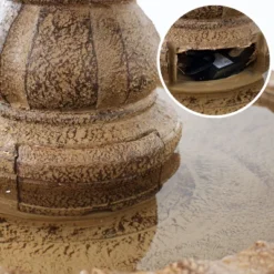 Sunnydaze Decor Sunnydaze 52"H Electric Fiberglass And Resin 4-Tier Pineapple Top Outdoor Water Fountain -Sunnydaze Decor GUEST b25cb021 9e92 4311 b725 81d4a6130896