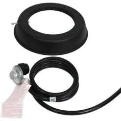 Sunnydaze Decor Sunnydaze Outdoor Cast Stone Propane Gas Fire Pit Heater Kit With Lava Rocks - 30" Diameter -Sunnydaze Decor GUEST b7ddf414 4e8f 4974 9a7f 99716aa2f748