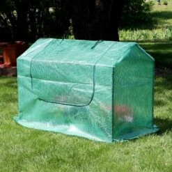 Sunnydaze Decor Sunnydaze Mini Greenhouse With 2 Zippered Side Doors - Green 17 Sunnydaze Decor Sunnydaze Mini Greenhouse With 2 Zippered Side Doors - Green -Sunnydaze Decor GUEST bdebc106 8eca 422b ac9f 86c108e3d9d9