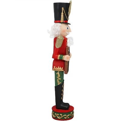 Sunnydaze Decor Sunnydaze Indoor/Outdoor Porch Or Living Room Polyresin Friedrich The Nutcracker With Sign Christmas Holiday Decoration - 36" 9 Sunnydaze Decor Sunnydaze Indoor/Outdoor Porch Or Living Room Polyresin Friedrich The Nutcracker With Sign Christmas Holiday Decoration - 36" - Image 7