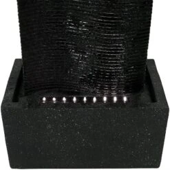 Sunnydaze Decor Sunnydaze 31"H Electric Polyresin Rippling Tower Column Outdoor Water Fountain With Lights -Sunnydaze Decor GUEST c0dcfce6 7a23 404e 8f19 7f277818eba1