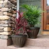 Sunnydaze Decor Sunnydaze Indoor/Outdoor Patio, Garden, Or Porch Weather-Resistant Double-Walled Charlotte Flower Pot Planter - 16" - Rust Finish -Sunnydaze Decor GUEST c3964f64 297d 4ba0 9187 feb2a24abd47
