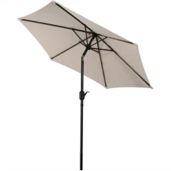 Sunnydaze Decor Sunnydaze Outdoor Aluminum Patio Table Umbrella With Polyester Canopy And Tilt And Crank Shade Control - 7.5' -Sunnydaze Decor GUEST c4cce9fa 3119 4c97 a073 fdebded4b06d