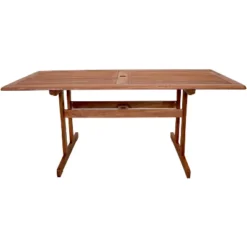 Sunnydaze Decor Sunnydaze Outdoor Meranti Wood With Teak Oil Finish Family Rectangular Patio Dining Table - 6' - Brown 13 Sunnydaze Decor Sunnydaze Outdoor Meranti Wood With Teak Oil Finish Family Rectangular Patio Dining Table - 6' - Brown -Sunnydaze Decor GUEST c4e13f80 feda 4d21 9bcf 74f82ae5d106