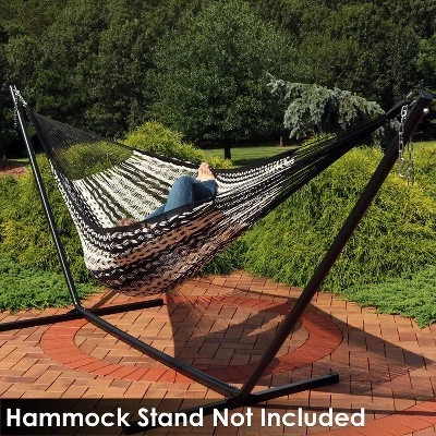Sunnydaze Decor Sunnydaze Heavy-Duty Handwoven XXL Mayan Family Hammock With Thick Cord - 880 Lb Weight Capacity 6 Sunnydaze Decor Sunnydaze Heavy-Duty Handwoven XXL Mayan Family Hammock With Thick Cord - 880 Lb Weight Capacity - Image 4