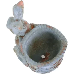 Sunnydaze Decor Sunnydaze 17" Roman The Carrot Collector Rabbit Indoor/Outdoor Statue Figurine - Patio, Lawn And Garden Decoration -Sunnydaze Decor GUEST c58e3237 dc08 4203 a7aa 7f298c2e88d9