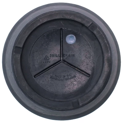 Sunnydaze Decor Sunnydaze Indoor/Outdoor Patio, Garden, Or Porch Weather-Resistant Double-Walled Anjelica Flower Pot Planter - 20" - Sable Finish 4 Sunnydaze Decor Sunnydaze Indoor/Outdoor Patio, Garden, Or Porch Weather-Resistant Double-Walled Anjelica Flower Pot Planter - 20" - Sable Finish - Image 2