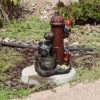 Sunnydaze Decor Sunnydaze 16"H Electric Polyresin Gnomes Climbing Fire Hydrant Outdoor Water Fountain With LED Light -Sunnydaze Decor GUEST ccfd645f 2749 4bd8 ae2e 98a77ace17a9
