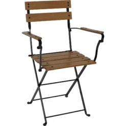 Sunnydaze Decor Sunnydaze Indoor/Outdoor Basic Chestnut Wood Bistro Table And Chairs Set - Dark Brown - 3pc 10 Sunnydaze Decor Sunnydaze Indoor/Outdoor Basic Chestnut Wood Bistro Table And Chairs Set - Dark Brown - 3pc -Sunnydaze Decor GUEST d19b392f 86a9 4d5d 8ad1 f84595ad7e77 1
