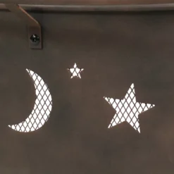 Sunnydaze Decor Sunnydaze Outdoor Camping Or Backyard Round Cosmic Stars And Moons Fire Pit With Cooking Grill Grate, Spark Screen, And Log Poker - 30" -Sunnydaze Decor GUEST d42dc530 23e5 41a8 b6d2 8b54f64c03fa