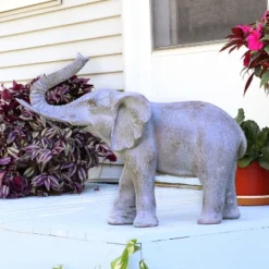 Sunnydaze Decor Sunnydaze 18.5" Elijah The Excellent Elephant Indoor And Outdoor Garden And Home Statue 11 Sunnydaze Decor Sunnydaze 18.5" Elijah The Excellent Elephant Indoor And Outdoor Garden And Home Statue -Sunnydaze Decor GUEST d89c82f7 a068 4eb0 980b b26fd1d57976