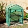 Sunnydaze Decor Sunnydaze Outdoor Portable Growing Rack 2-Tier Greenhouse With Roll-Up Door - 2 Shelves - Green 1 Sunnydaze Decor Sunnydaze Outdoor Portable Growing Rack 2-Tier Greenhouse With Roll-Up Door - 2 Shelves - Green -Sunnydaze Decor GUEST db2319b9 809a 4ccb 9d12 0147809479b6
