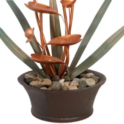 Sunnydaze Decor Sunnydaze 28"H Electric Polyresin Copper-Look Flower Blossoms Outdoor Water Fountain 9 Sunnydaze Decor Sunnydaze 28"H Electric Polyresin Copper-Look Flower Blossoms Outdoor Water Fountain -Sunnydaze Decor GUEST db272e68 b4d5 4fcd a282 0e6e182d0790