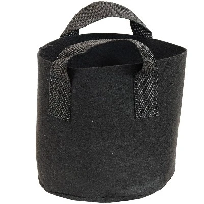 Sunnydaze Decor Sunnydaze Garden Grow Bag With Handles Nonwoven Polypropylene Fabric, Black, 10pc 8 Sunnydaze Decor Sunnydaze Garden Grow Bag With Handles Nonwoven Polypropylene Fabric, Black, 10pc - Image 6