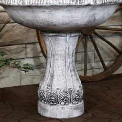 Sunnydaze Decor Sunnydaze 50"H Electric Fiberglass Reinforced Concrete 3-Tier Mediterranean-Inspired Outdoor Water Fountain -Sunnydaze Decor GUEST e0839625 541e 4ff4 8fff b21a9ee5b395