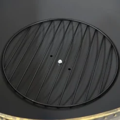 Sunnydaze Decor Sunnydaze Outdoor Camping Or Backyard Large Fire Pit Bowl With Spark Screen, Log Poker, And Metal Wood Grate - 30" - Bronze 14 Sunnydaze Decor Sunnydaze Outdoor Camping Or Backyard Large Fire Pit Bowl With Spark Screen, Log Poker, And Metal Wood Grate - 30" - Bronze -Sunnydaze Decor GUEST e0b542b7 cafe 447f 875d a089752ad891