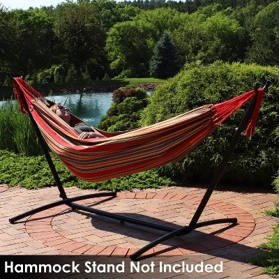 Sunnydaze Decor Sunnydaze Large Two-Person Double Brazilian Hammock For Backyard And Patio - 450 Lb Capacity 6 Sunnydaze Decor Sunnydaze Large Two-Person Double Brazilian Hammock For Backyard And Patio - 450 Lb Capacity - Image 4