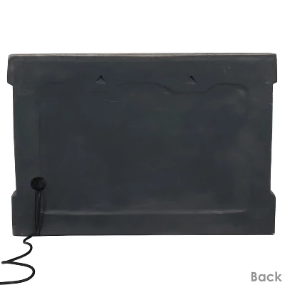 Sunnydaze Decor Sunnydaze 24"H Electric Polyresin Ancient Wall Indoor/Outdoor Wall-Mount Water Fountain 5 Sunnydaze Decor Sunnydaze 24"H Electric Polyresin Ancient Wall Indoor/Outdoor Wall-Mount Water Fountain - Image 3