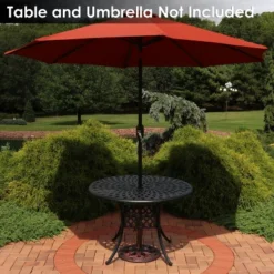 Sunnydaze Decor Sunnydaze Outdoor Heavy-Duty Cast Iron Celtic Knot Design Patio Yard Round Umbrella Base Stand - 17" - Bronze 8 Sunnydaze Decor Sunnydaze Outdoor Heavy-Duty Cast Iron Celtic Knot Design Patio Yard Round Umbrella Base Stand - 17" - Bronze -Sunnydaze Decor GUEST f01ae6e7 c2a9 44ce 9695 076e64f177dc