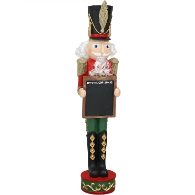 Sunnydaze Decor Sunnydaze Indoor/Outdoor Porch Or Living Room Polyresin Friedrich The Nutcracker With Sign Christmas Holiday Decoration - 36" 10 Sunnydaze Decor Sunnydaze Indoor/Outdoor Porch Or Living Room Polyresin Friedrich The Nutcracker With Sign Christmas Holiday Decoration - 36" - Image 8