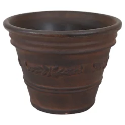 Sunnydaze Decor Sunnydaze Indoor/Outdoor Patio, Garden, Or Porch Weather-Resistant Double-Walled Laurel Flower Pot Planter - 13" - Rust Finish 17 Sunnydaze Decor Sunnydaze Indoor/Outdoor Patio, Garden, Or Porch Weather-Resistant Double-Walled Laurel Flower Pot Planter - 13" - Rust Finish -Sunnydaze Decor GUEST f645af68 7250 428b afb1 c352a4eae2b9