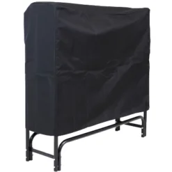 Sunnydaze Decor Sunnydaze Outdoor Heavy-Duty Steel Firewood Log Rack Holder And Weather-Resistant Polyester Log Rack Cover - Black 16 Sunnydaze Decor Sunnydaze Outdoor Heavy-Duty Steel Firewood Log Rack Holder And Weather-Resistant Polyester Log Rack Cover - Black -Sunnydaze Decor GUEST f94c1c55 da71 48d4 9664 28cbae543fb0
