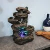 Sunnydaze Decor Sunnydaze Indoor Home Office 6-Tiered Staggered Rock Falls Tabletop Water Fountain With Colored LED Lights - 13" -Sunnydaze Decor GUEST f9a72972 df4e 4e33 87c5 a97cd2e3a0c3