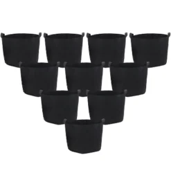 Sunnydaze Decor Sunnydaze Garden Grow Bag With Handles Nonwoven Polypropylene Fabric, Black, 10pc 23 Sunnydaze Decor Sunnydaze Garden Grow Bag With Handles Nonwoven Polypropylene Fabric, Black, 10pc -Sunnydaze Decor GUEST fa9259df e37a 42ca a56d 8fa2a8ca97db