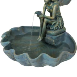 Sunnydaze Decor Sunnydaze 30"H Electric Fiberglass Fairy Shell Outdoor Water Fountain 11 Sunnydaze Decor Sunnydaze 30"H Electric Fiberglass Fairy Shell Outdoor Water Fountain -Sunnydaze Decor GUEST fac5d8da d7c6 4404 bb01 99344e43d8cb
